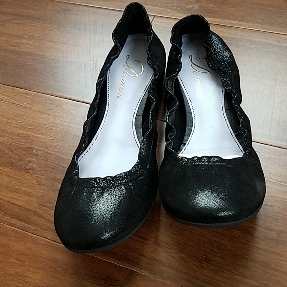 Delman Delilah ballet Flats black size 7